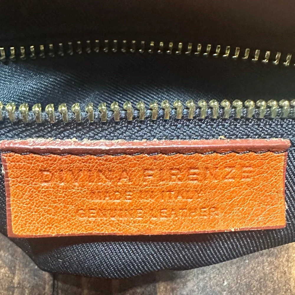 Diane Von Furstenberg Burnt Orange Crossbody or Hand Bag - Picture 6 of 8